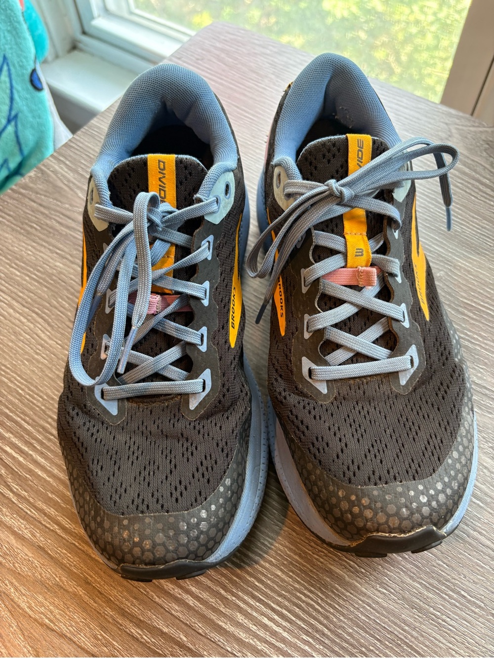Brooks Divide 3 Women’s 8.5 Trail Running Shoes Blue Orange Black Athletic Walk